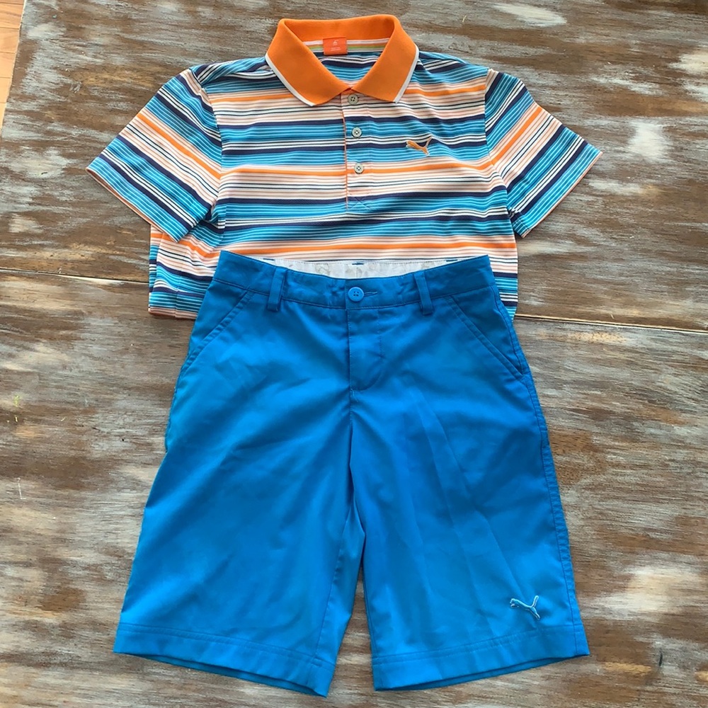 Puma Golf short Puma Golf shirt set lot summer activewear athletic tennis